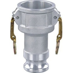Aluminum Part D cam and groove reducer coupler/adapter - 2 x 1-1/2 Part D Aluminum  Reducer Coupler/Adapter