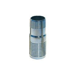 Plated pipe fitting expander, 2 Male National Pipe Thread x 2-1/2 Barb Expander – Plated