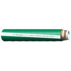 Green hose with Flex-It branding - 2-1/2 Flexchem Ultra High Molecular Weight Corrugated
