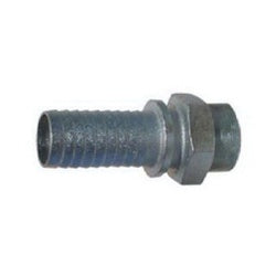 A high pressure male stem hose fitting with barbed stem end, made of carbon steel and plated finish - 2 High Pressure Male Stem