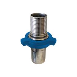 Pressure-rated hammer union Fig 206 with Crimplok wing male to female configuration for oilfield, gas, and industrial use – 4" Hammer Union Fig 206 Crimplok Wing Male x Female