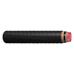Heavy-duty industrial vacuum hose, 6" diameter with 1/4" red tube for durable material handling + 6" Heavy-Duty Material Handling Industrial Vacuum Hose 1/4" Red Tube
