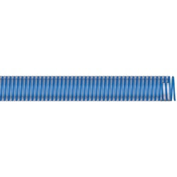 Helix polyvinyl chloride suction hose with included fitting part 1" Saturn Low Temperature Polyvinyl Chloride Suction