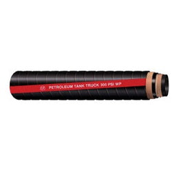 High-pressure Tank Truck Hose, engineered for the suction and discharge of petroleum products - 4 Tank Truck 300 Pounds Per Square Inch Smooth Red Cut