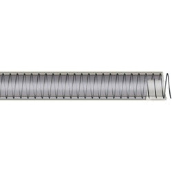 Clear Food-Grade PVC Hose, featuring a high-tenacity spring steel wire helix reinforcement - 2 Wirevac 100 Ft Per Roll