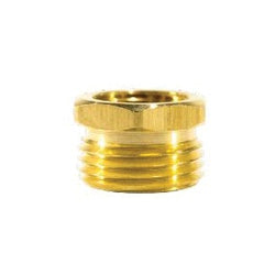 Durable connector for garden hose and pipe fittings — 3/4 x 1/2 Male Garden Hose to Female Pipe Thread