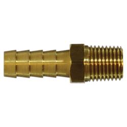 Hose-to-pipe adapter with 1-inch barb and 1-inch male pipe thread — 1 x 1 Hose Barb to Male Pipe Thread