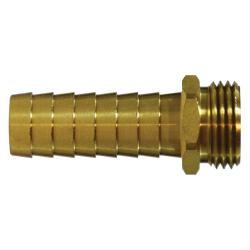 Durable hose barb to male garden hose adapter with long shank for secure water connections – 1" x 1" Hose Barb to Male Garden Hose Long
