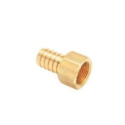 Hose-to-pipe adapter with 1/4-inch barb and 1/4-inch female pipe thread — 1/4 x 1/4 Hose Barb to Female Pipe Thread