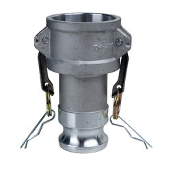 Aluminum medium-light pattern reducer coupler, 4 x 3 Part D Aluminum Reducer Coupler - Medium-Light Pattern
