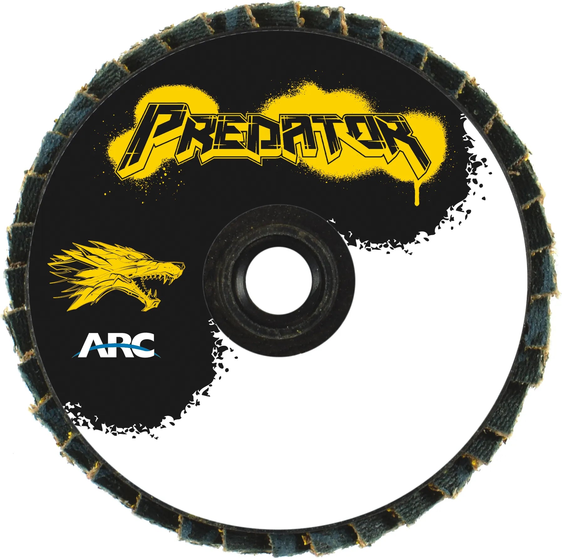 2" Ceramic Blend (40g) - PREDATOR™ Performance Coated Type S Nylon Abrasive Mini Flap Disc