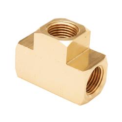 Durable T-shaped barstock fitting, 1/8 female pipe thread – SAE Tee