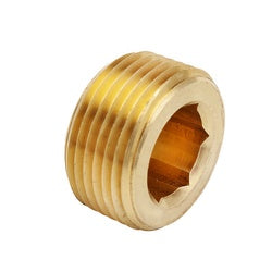 Precision countersunk brass plug for tight and flush fittings – 1/4 Aluminum/Heavy Duty Countersunk Brass