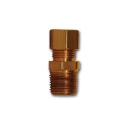 Straight SAE compression male connector 5/16 x 1/8 Compression SAE Male Connector 