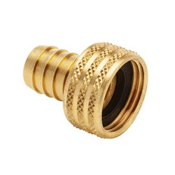 Brass female garden hose swivel for easy connection and rotation – 3/8 Hose Inside Diameter x 3/4 Female Hose Thread Female Garden Hose Swivel