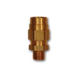 Durable hose end with hose connection and male pipe thread for fluid transfer systems – 3/8 Hose End x 1/4 Male Pipe Thread Hose End Male