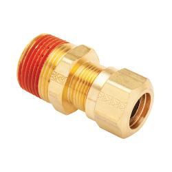 Precision-machined nylon air brake connector with roll tube stop designed for safe 5/8 x 3/8 tubing installations - 5/8 x 3/8 Nylon Air Brake Connector with Roll Tube Stop
