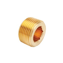 3/4 inch male pipe thread countersunk plug for sealing pipe openings – 3/4 Male Pipe Thread Countersunk Plug