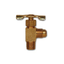 Precision needle valve with 5/16-inch flared and 1/4-inch male pipe thread — 5/16 Flared x 1/4 MPT Needle Valve