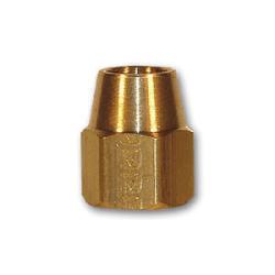 Precision-machined long compression nut designed for secure tubing connections with quarter-inch outer diameter lines – 1/4 Outer Diameter Long Compression Nut SAE