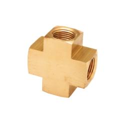 Durable female pipe thread barstock cross for fluid connections – 1/2 Female Pipe Thread Barstock Cross SAE