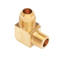 Flared male pipe thread SAE elbow fitting for secure angled connections 5/8 Flared x 1/2 Male Pipe Thread Elbow SAE