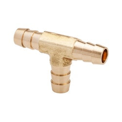 Three-way hose connector for flexible tubing – 1/4 Inch Hose Inside Diameter Forged Hose Barb Tee