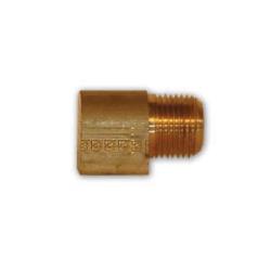 Female inverted flared to male pipe thread 90-degree elbow - 1/4 Female Inverted Flared x 1/4 Male Pipe Thread 90° Inverted