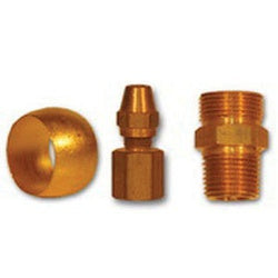 Industrial-grade nylon air brake branch tee optimized for vibration-resistant performance using Vibraseal – 3/8 Outer Diameter x 1/4 Male Pipe Thread Branch Tee with Vibraseal