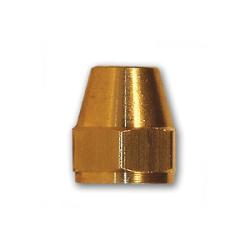 Lead-free reducing flare nut sized by tube outer diameters 5/8 Outer Diameter x 1/2 Outer Diameter Lead-Free Reducing Flare Nut