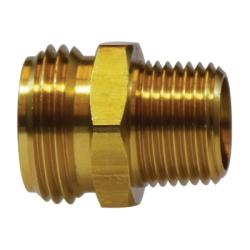 3/4 Male Garden Hose x 3/4 Male Lead-free garden hose adapter with male hose thread to female pipe thread Pipe Thread Lead-Free Garden Hose Adapter