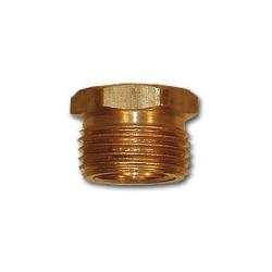 Lead-free garden hose adapter with male hose thread to female pipe thread 3/4 Male Garden Hose x 1/2 Female Pipe Thread Lead-Free Garden Hose Adapter