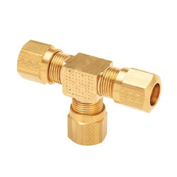 Precision-molded nylon tee fitting for air brake and pneumatic tubing applications – 1/2 x 3/8 x 1/2 Nylon Air Brake Tee