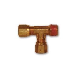 Versatile nylon air brake barstock male run tee fitting providing secure male connections for pneumatic systems – 3/8 x 3/8 Male Run Nylon Air Brake Barstock Tee