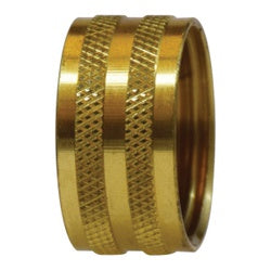 NPSM hex pipe brass garden hose nut - 3/4 National Pipe Straight Mechanical Hexagonal Pipe Nut
