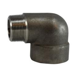 Heavy-duty forged steel 90° street elbow for high-pressure piping – 3/8" 3000# Forged Steel 90 Street Elbow