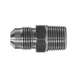 Stainless steel 1/4 Flare x 3/8 male iron pipe adapter for durable connections – 1/4 Flare x 3/8 Male Iron Pipe Stainless Steel Adapter.