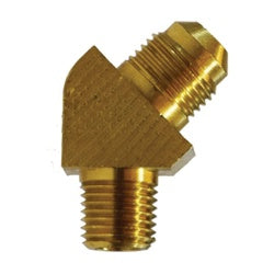 High-quality 45-degree flare elbow for plumbing connections - 1/4 x 1/4 45 Flare 45 Elbow.