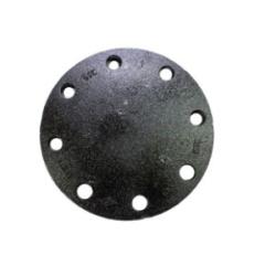 Black iron blind flange with 8 bolt holes - Ductile Iron Blind Flange 6