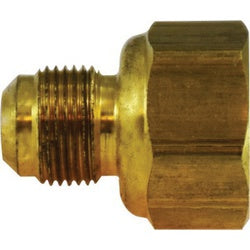 Male flared to male NPT pipe thread brass connector fitting - 408rc 15/16 X 3/4 Connector