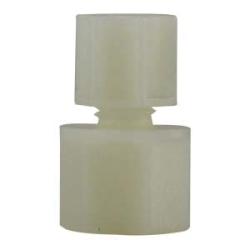 3/8 x 3/8 white nylon compression to female iron pipe adapter for secure tube connections - 3/8 x 3/8 Compression x Female Iron Pipe White Nylon Adapter.