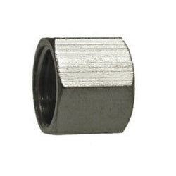 Small chrome plated nut designed for secure plumbing and pipe connections – 61CP 1/4 Chrome Plated Nut