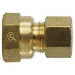 Brass plumbing fitting - Lead-Free 766 3/16 x 1/4 Female Coupling