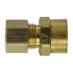 Lead-free brass adapter fitting, 1/4 inch compression x 1/2 inch sweat – 1/4 Compression x 1/2 Sweat Lead-Free Adapter