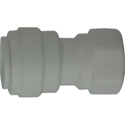 A lightweight plastic push-in connector with female iron pipe threads for tubing and plumbing systems – 3/8 x 1/4 Plastic Push-In x Female Iron Pipe Adapter