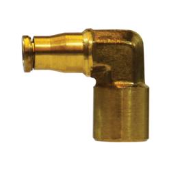 Brass fitting 1/4 x 1/8 Push-In x Female Iron Pipe Elbow – Vented 18 Only