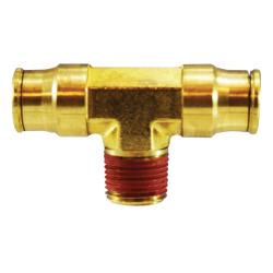 Durable polypropylene male branch tee fitting 3/8 x 1/8 inch, 3/8 x 1/8 PP Male Branch Tee.