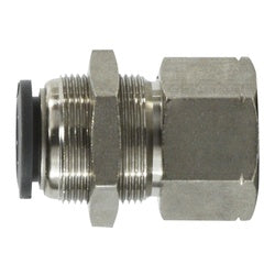 Push-in x female iron pipe bulkhead for 1/4 x 1/8 tubing – 1/4 x 1/8 Push-In x Female Iron Pipe Bulkhead