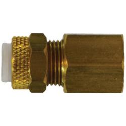 Straight Poly-Flo adapter  1/4 x 1/4 Poly-Flo Adapt Tube to Female Pipe Thread