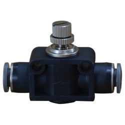 High-precision inline valve for smooth flow adjustment in small-diameter fluid lines – 6mm Inline Plastic PP Flow Control Valve